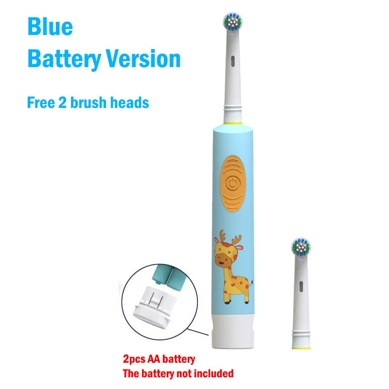 Colorful Cartoon toothbrush For Kids Age 3+