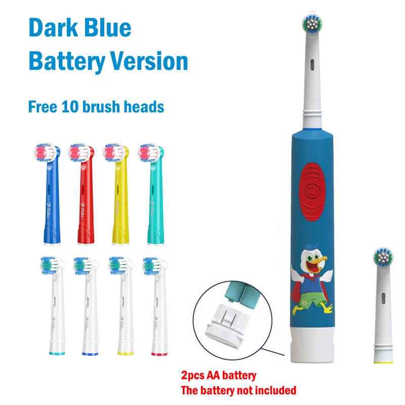 Colorful Cartoon toothbrush For Kids Age 3+